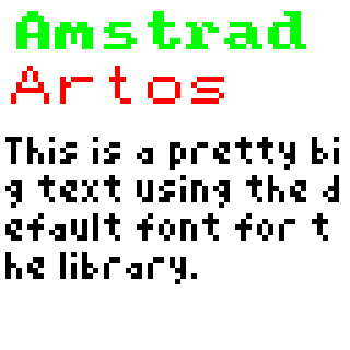 Text drawing